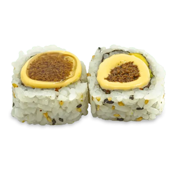 Uramaki de atún con trufa