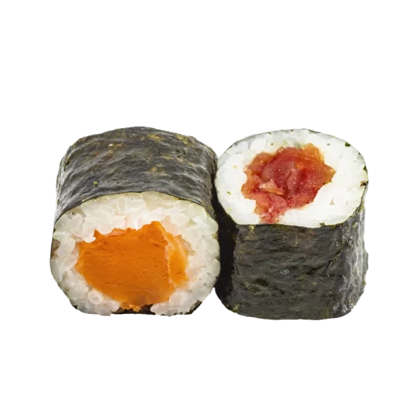 Maki de atun y salmón