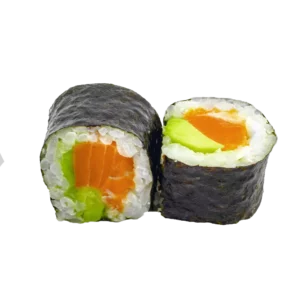 Maki de salmón y aguacate