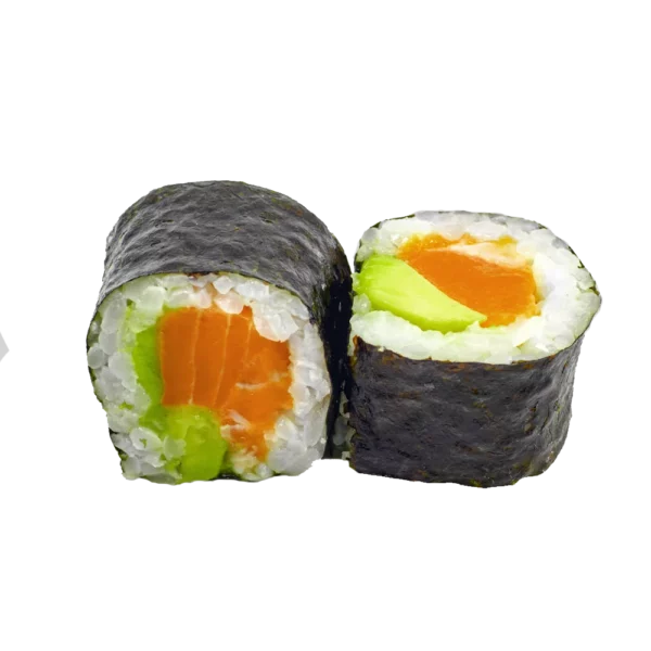 Maki de salmón y aguacate