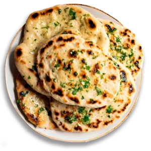 naan de ajo para comer en Valladolid